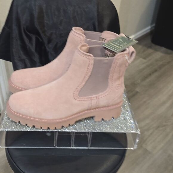 Ariat Wexford Lug Chelsea Boots- Dusty Rose - Picture 10 of 13